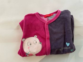 Pyjama velours - Taille 9 mois