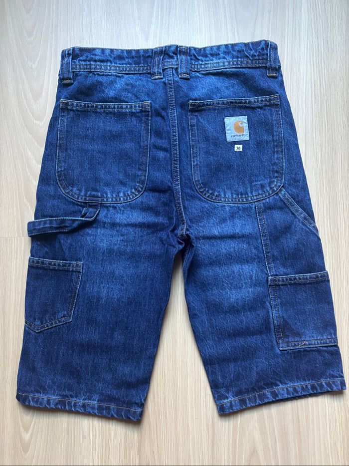 Short Carhartt Single Knee Rework Bleu Marine S / 30