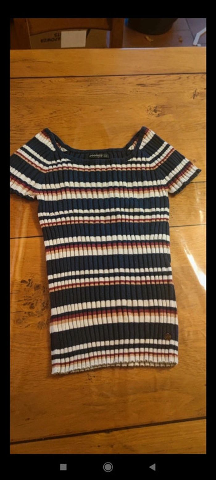 Maillot manches courtes moulant XS