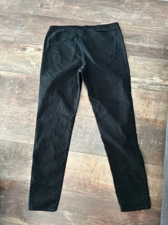 Pantalon toile taille élastique - photo numéro 6