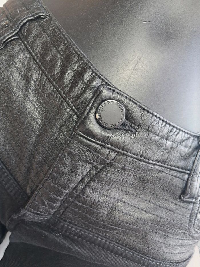 Maje jean noir T.38 en tbe - photo numéro 4