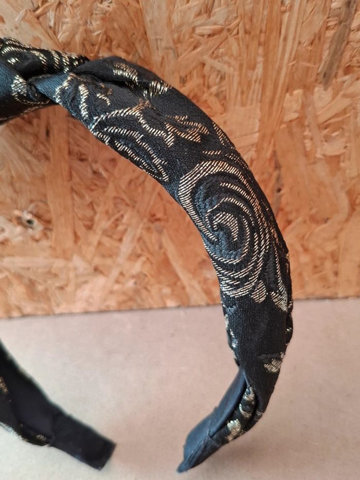 Serre-tête motif baroque/fleurs - photo numéro 4