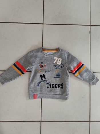 Haut gris manches longues garçon 4 ans la fabrique des garçons