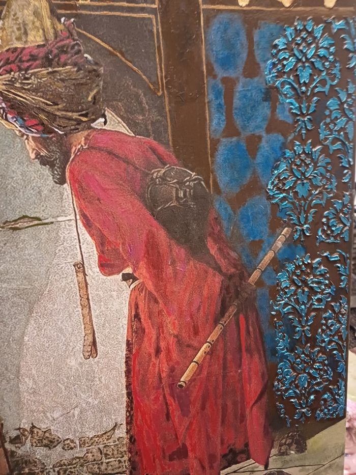 Tableau peint à la main.  80x60 cm - photo numéro 4