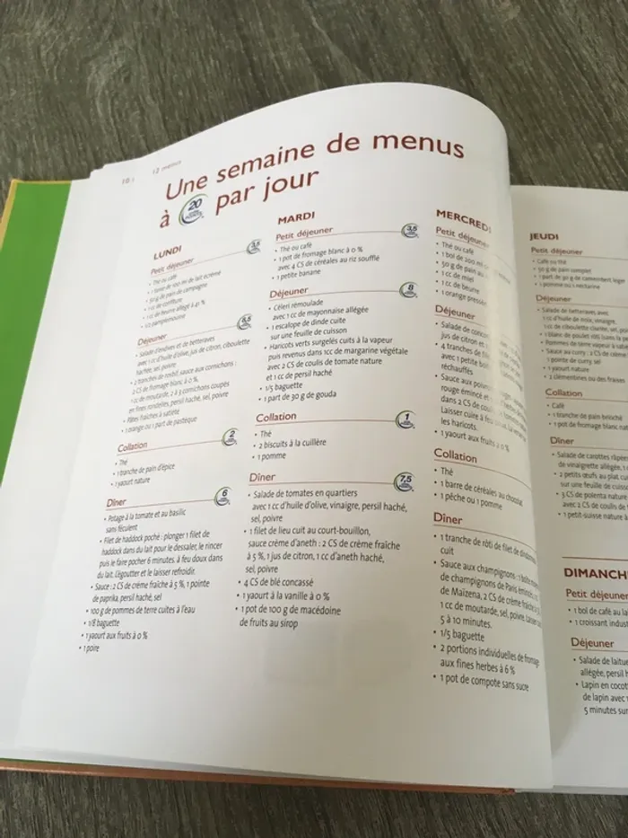 Livre de recettes WeightWatchers Saveurs et équilibre 150 recettes et menus - photo numéro 16