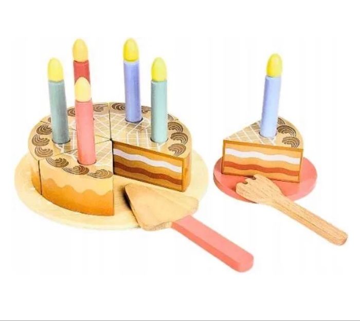 Gâteau d’anniversaire en bois - photo numéro 2