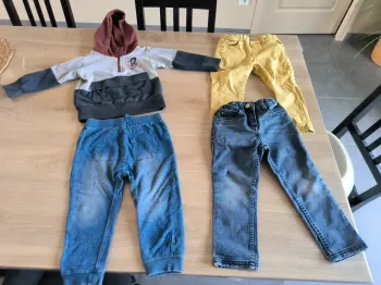 Lot jeans pull 92 cm 2 ans
