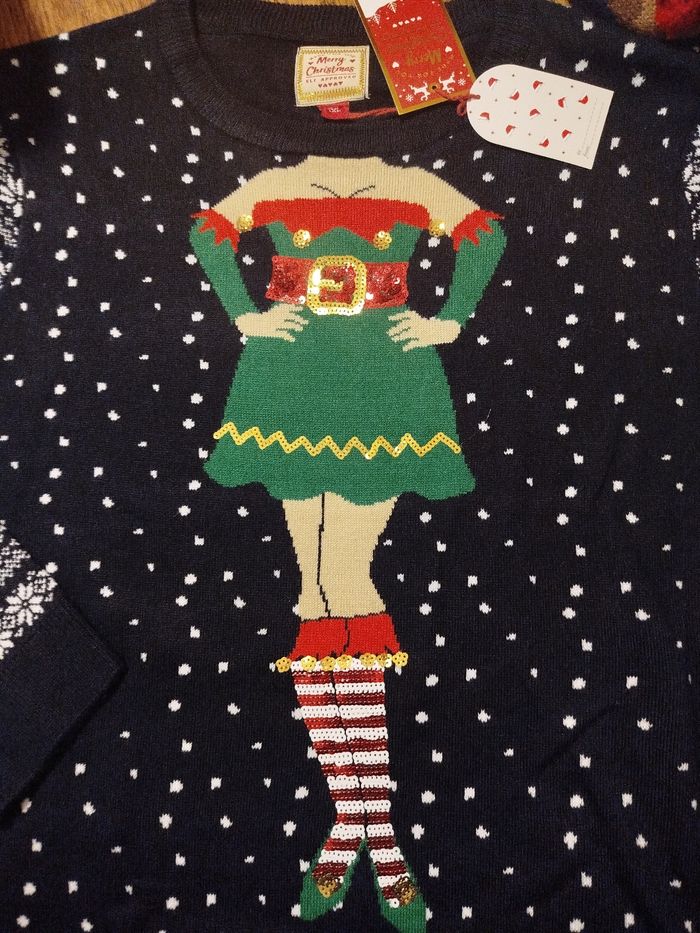 Pull de Noël mixte T.XXL - photo numéro 3