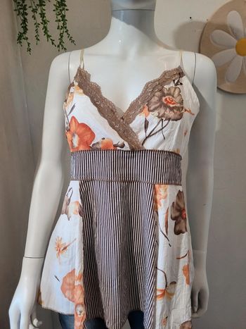 Débardeur avec fleurs