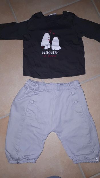 Ensemble fille 6 mois