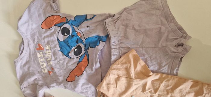 Lot pyjama short pyjashort stich kiabi 24 mois - photo numéro 3