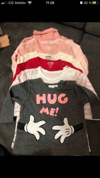 Lot tee-shirts 3 mois