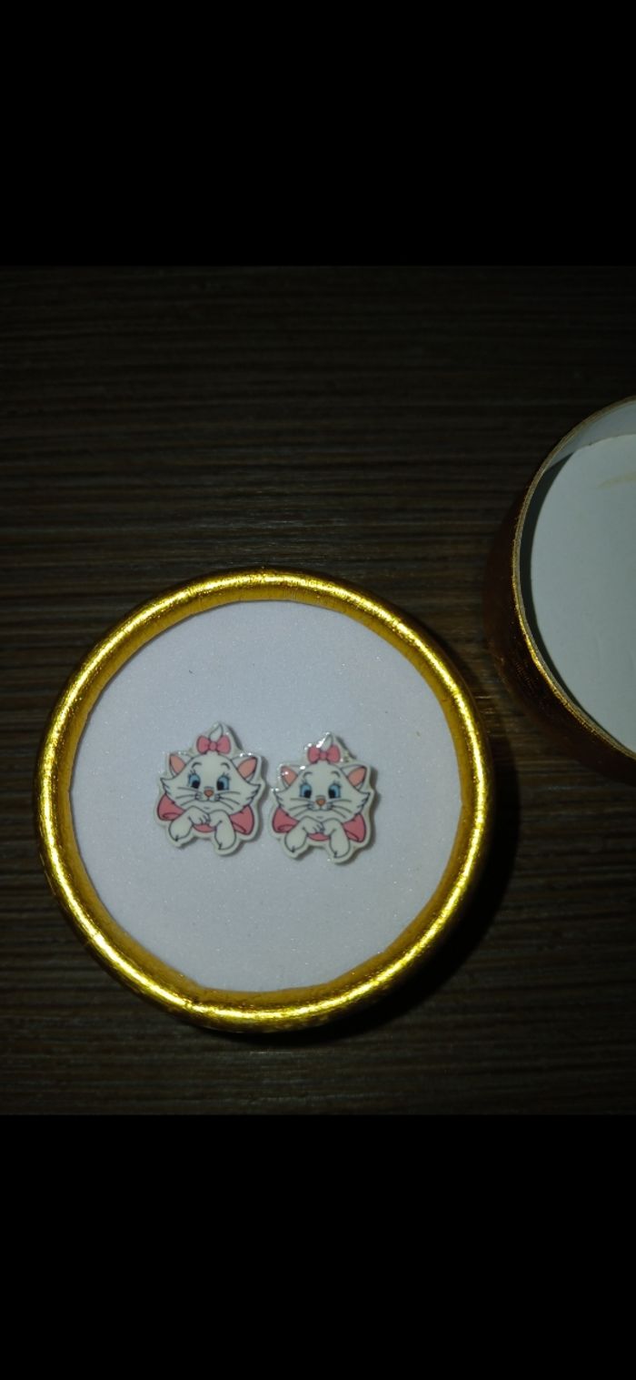 Coffret Boucles d'oreilles disney marie les aristochats - photo numéro 2