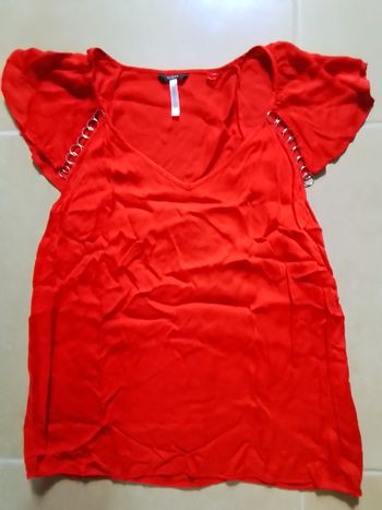 T-shirt rouge femme en XS MORGAN TBE