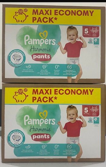 Pampers harmonie pants taille 5 lot de 2/132couches