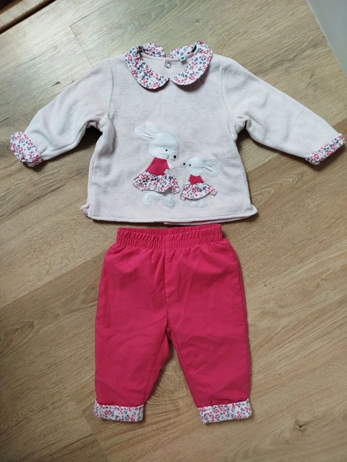 Ensemble bébé fille 6 mois