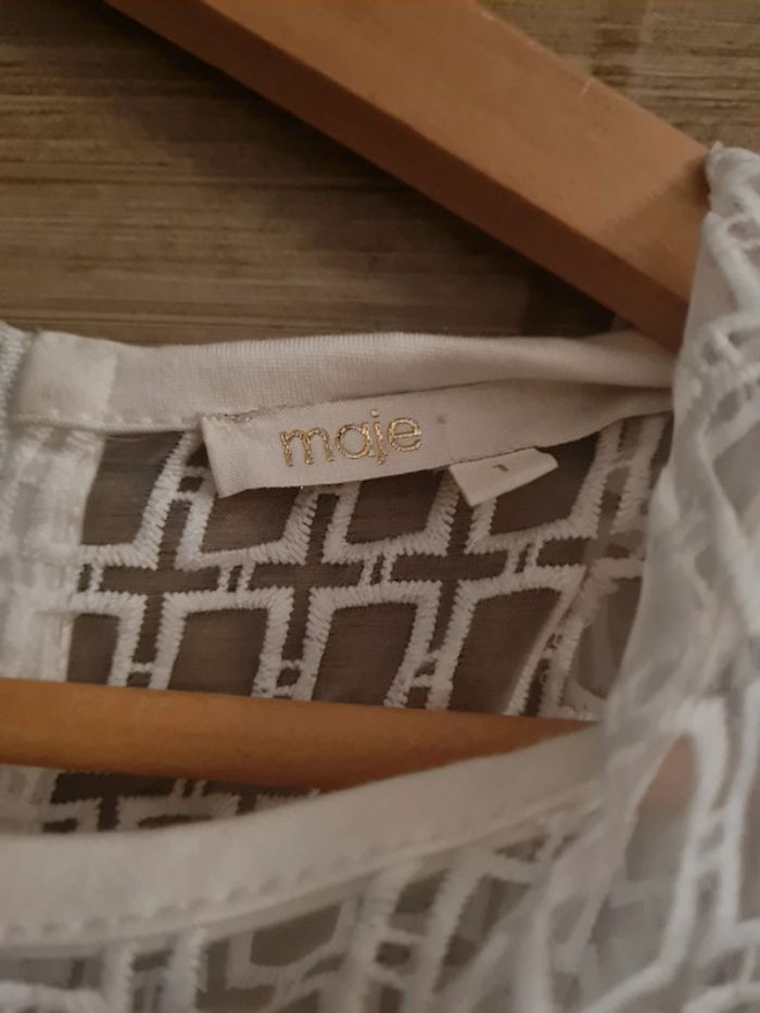 Robe blanche Maje 🤍 - photo numéro 3