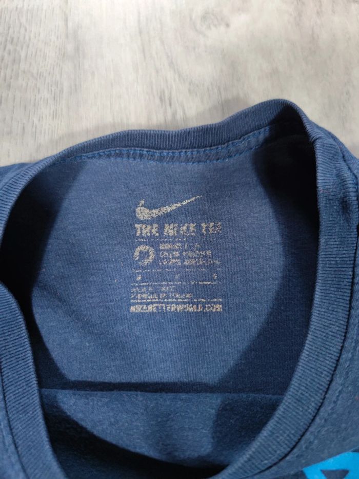 T-shirt Nike Imprimé Bleu Marine Taille M Homme - photo numéro 3