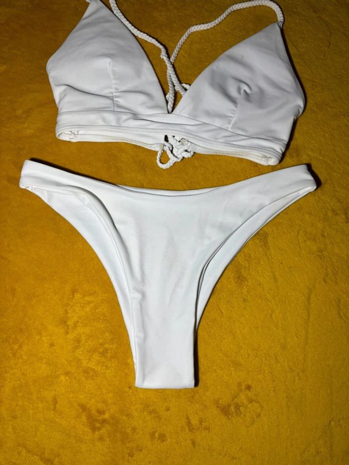 Lot 2 bikini rouge et blanc Taille S/36 - photo numéro 12