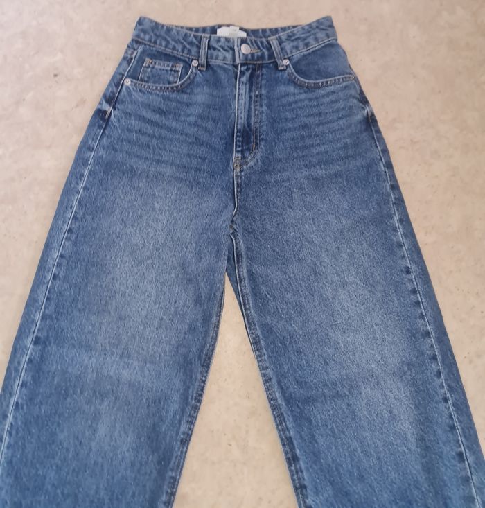 Jean mom fit h&m neuf xs34 - photo numéro 8