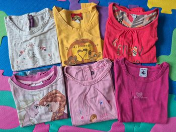 Lot de 6 t-shirts manches courtes 5 ans