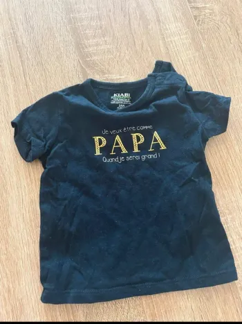 Tee shirt 3 mois papa