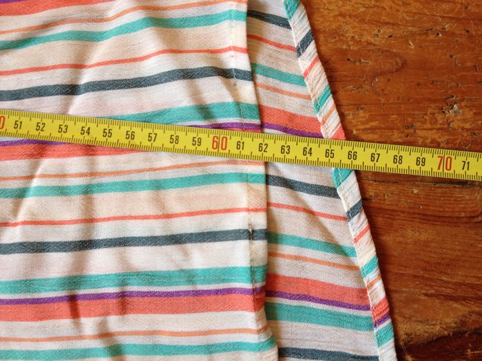 Blouse rayée ample manches courtes taille L look féminin - photo numéro 5