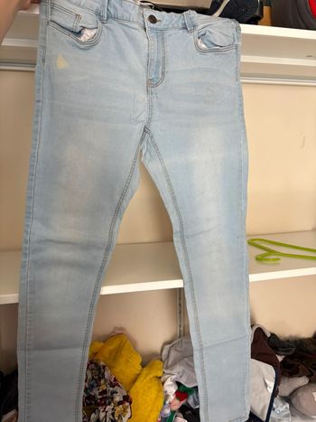 Jean bleu ciel délavée