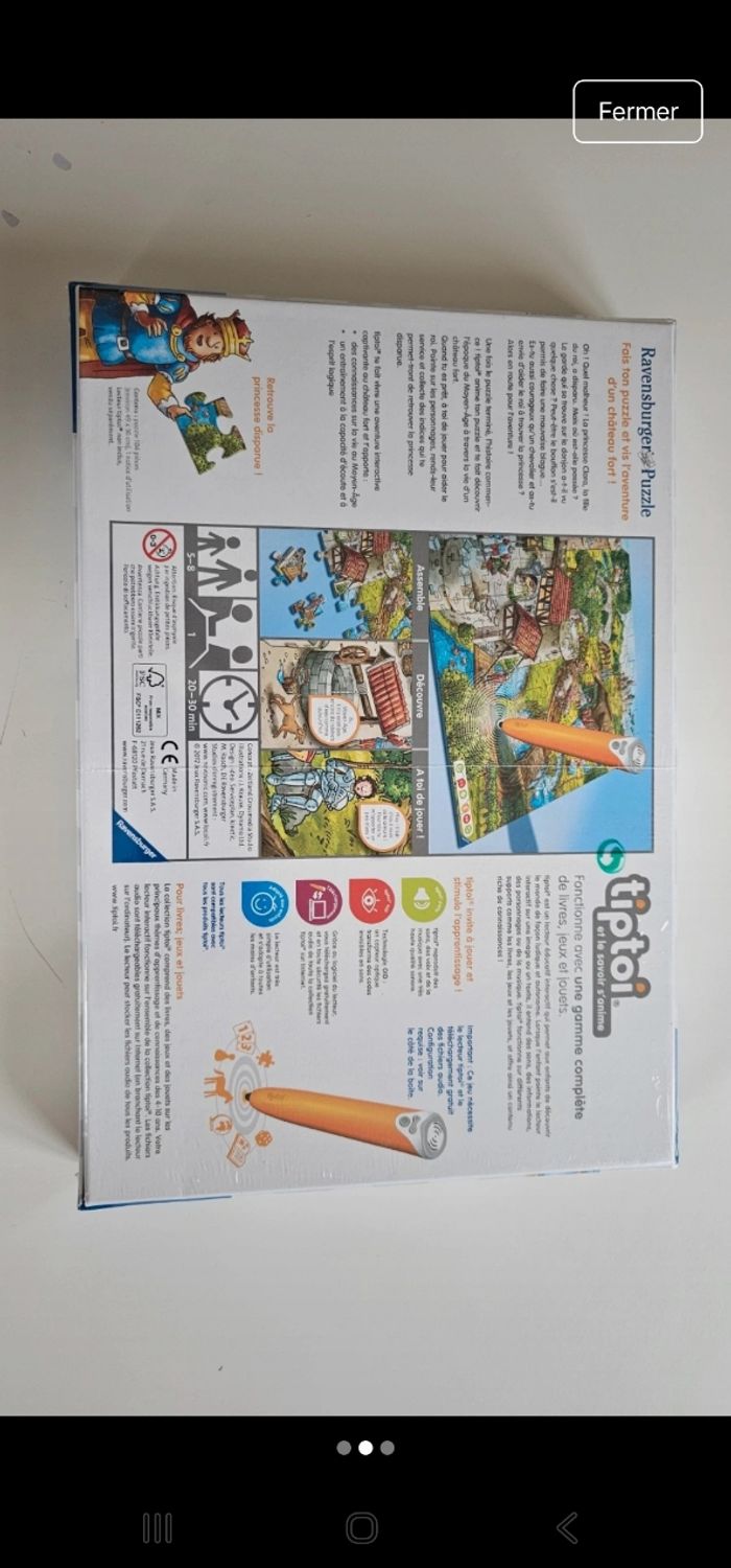Puzzle tiptoi les chateaux - photo numéro 2