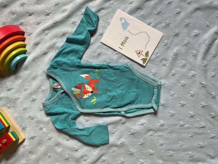 body manches longues bleu ouverture devant orchestra 1 mois - photo numéro 2