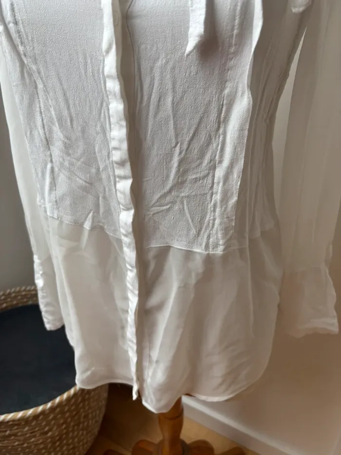 🤍 Blouse blanche Claudie Pierlot – T38 - photo numéro 6