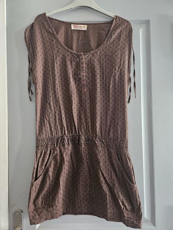 Robe d'été sans manches femme - Taille S / 36 - Jennyfer - Marron