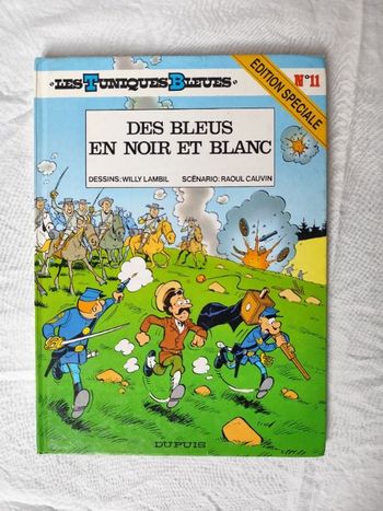 Des Bleus en noir et blanc