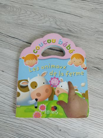 Livre à rabat les animaux de la ferme