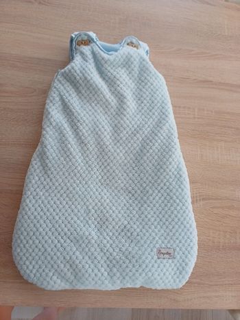 Gigoteuse nougatine bleu clair 0/6m