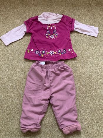 Ensemble fille 6 mois