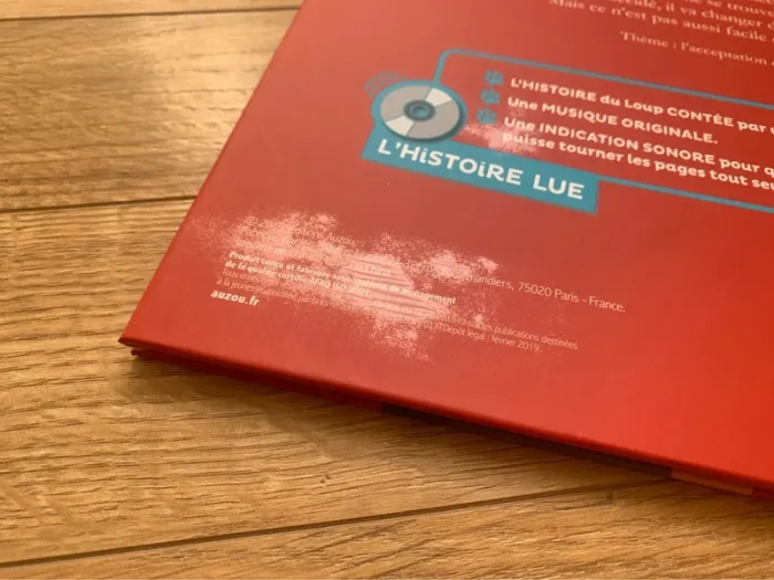 Livre CD audio grand album Auzou Le loup qui voulait changer de couleur - photo numéro 5