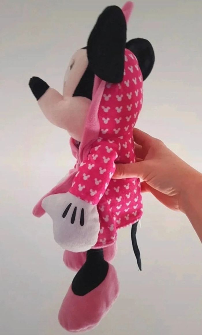 Peluche minnie en peignoir disney - photo numéro 2