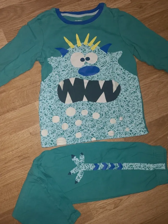 Pyjama garçon 6 ans Dpam - photo numéro 2