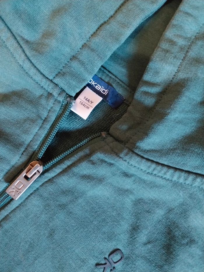 Sweat zip taille 14ans - photo numéro 2