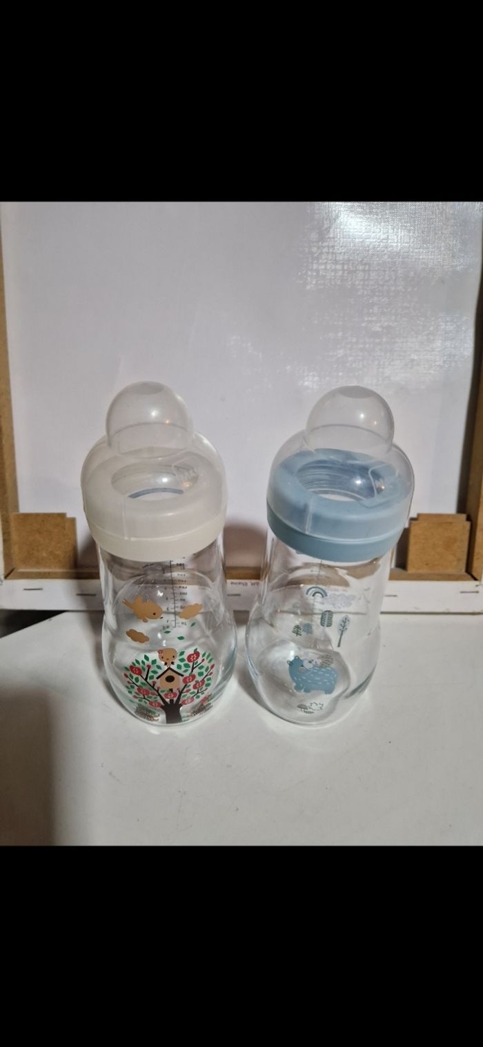 Biberons Mam en verre 260ml