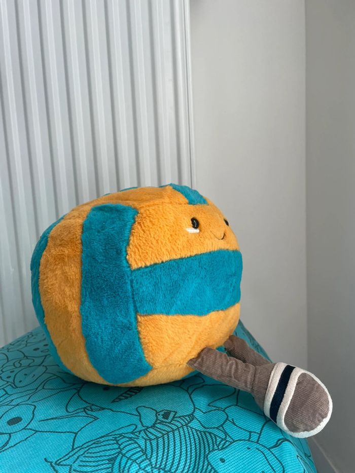 Peluche Jellycat ballon de beach volley - Sports Amuseable - photo numéro 2