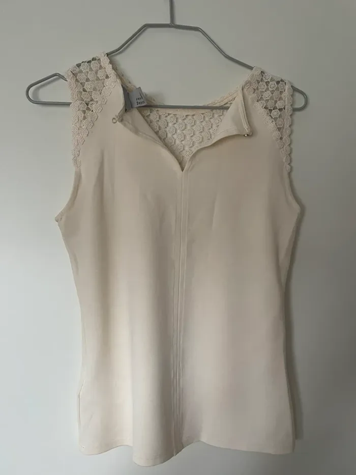 Haut beige H&M - photo numéro 3