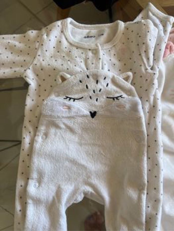 Lot de 3 pyjama velours fille - photo numéro 3