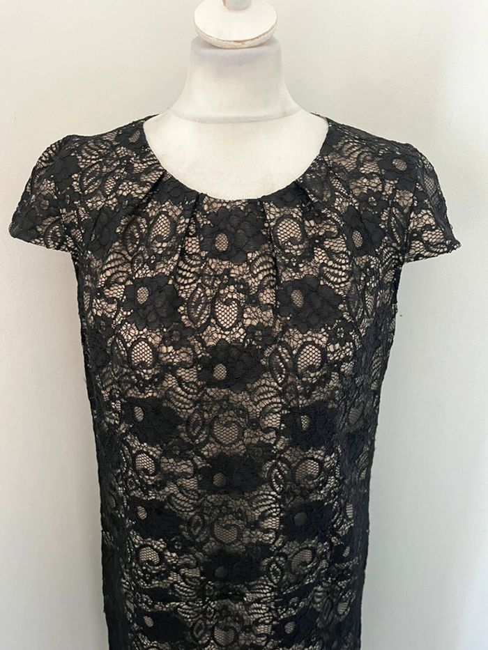 Robe dentelle noire Gérard Darel L - photo numéro 3