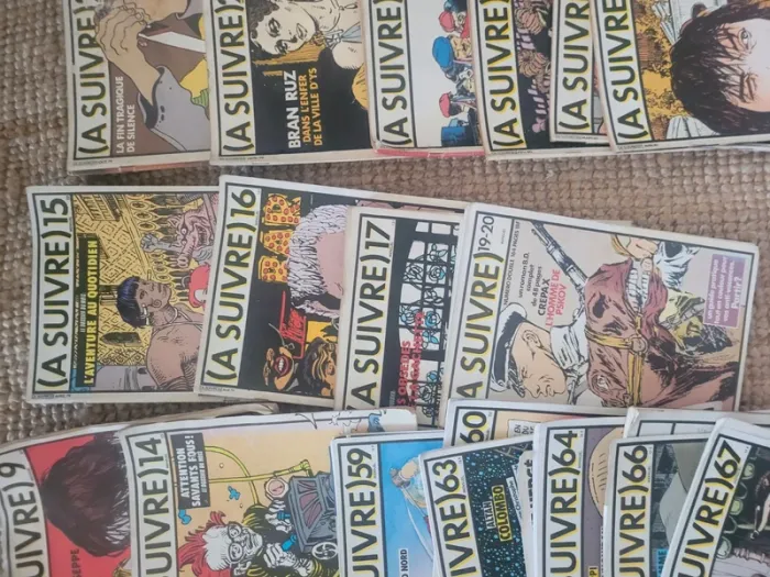 Lot de 39 numéros du magazine culte (À Suivre)De la fin des années 70 à 1983 - photo numéro 4