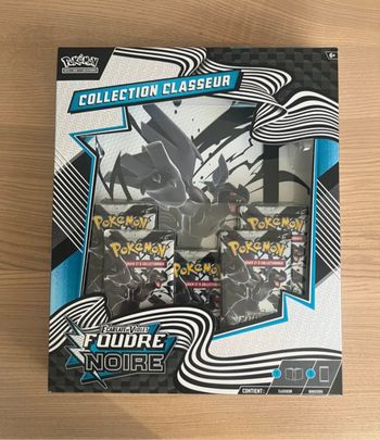 Coffret classeur, foudre noir