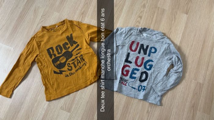 Lot deux tee shirts manche longue