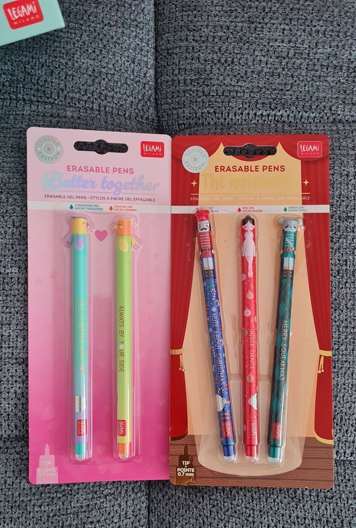 Legami Saint Valentin 2026 Set Effaçables + Tote Bag + Trousse XXL Panda + Set Noel 2025 - photo numéro 6