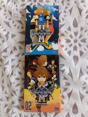 Tome 1 et 2 du manga Kingdom Hearts